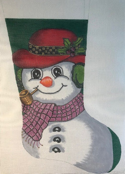 CSAV-009	Snowman w/hat, scarf and pipe 18 x 23	 13 Mesh  The Point Of It All