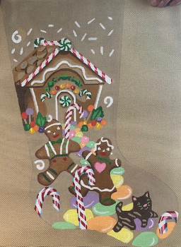 CSAV-007	Gingerbread house and cookies 18 x 23	 13 Mesh  The Point Of It All