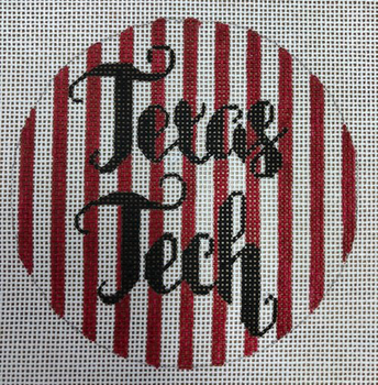 APCO29 Texas Tech 18 mesh 4.5” round A Poore Girl Paints