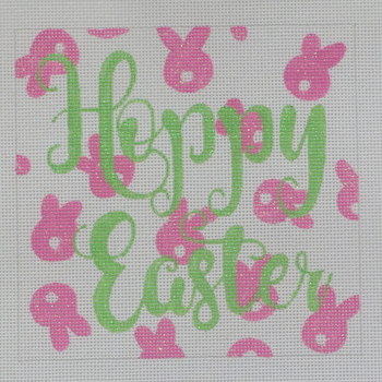 APEA01 Hoppy Easter 18 mesh 5.5 x 5.5 A Poore Girl Paints