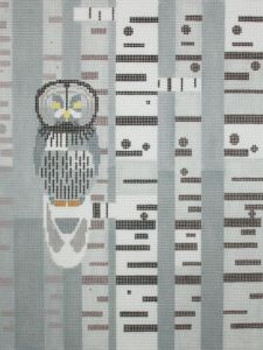 86994	Owl w/ birch trees 	13m	11 x 14 RittenHouse Needlepoint