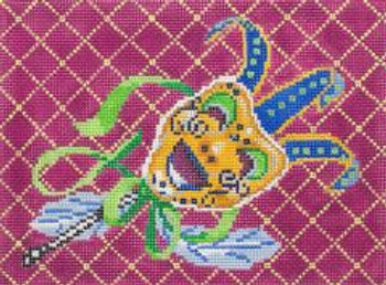 34454 Jester Mask 13m RittenHouse Needlepoint