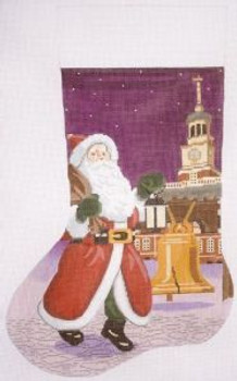 31125	Santa w/ Liberty Bell Stocking		13m	16.5 x 24 RittenHouse Needlepoint