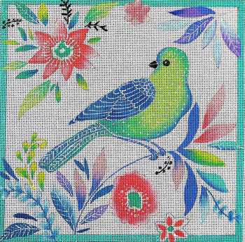 EV-04	Green Bird	 9" x 9"  18 Mesh Love You More