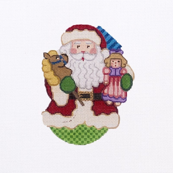 LO-11 Alexa Designs 18 Mesh 4-5" Shaped Santa