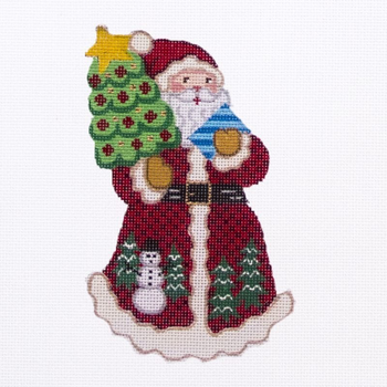 LO-20 Alexa Designs 18 Mesh 4-5" Shaped Santa]