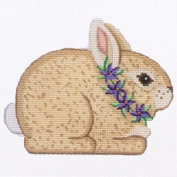 ESO-04 Alexa Designs 18 Mesh Easter Shaped Ornament Bunny