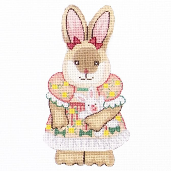 ESO-11 Alexa Designs Small 18 Mesh Easter Shaped Bunny