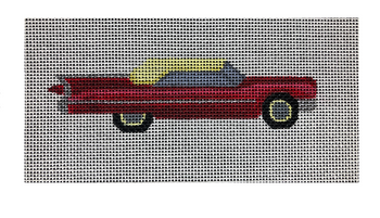 ME20 Red Cadillac 18 Mesh 6.25" x 3" Madeleine Elizabeth 