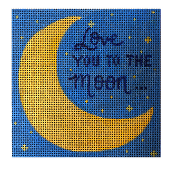 ME35	Love You to the Moon 13 Mesh 5.25 x 5 Madeleine Elizabeth 