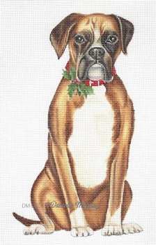 DM-DG06 Holiday Boxer standup 5.25x9 18 Mesh Danielle Murray