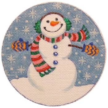 188616 Frosty's Debut 4.5 inch round  13 Mesh JULIE THOMPSON