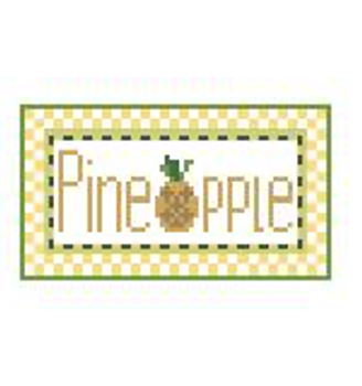 TL195 Pineapple Kathy Schenkel Designs 3.5 x 2