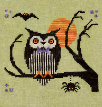 Hoot Owl Halloween 83W x 72H by Artful Offerings 19-2257 YT