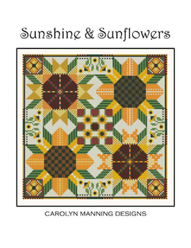 Sunshine & Sunflowers 122w x 122h CM Designs 20-1023