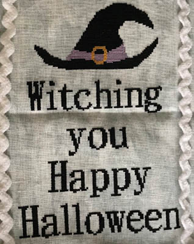 Witching Happy Halloween 110W x 160H by Romy's Creations 19-2357 YT