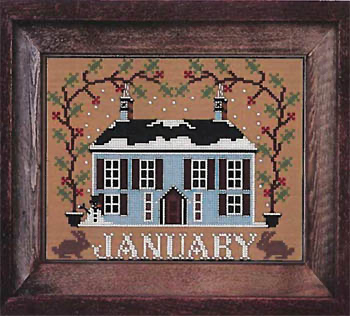 I'll Be Home Mystery - January by Twin Peak Primitives 19-1596