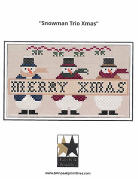 Snowmen Trio by Twin Peak Primitives 19-2546