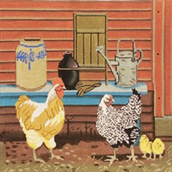 60001	SFEL	Chicken family	12 x 12	18 Patti Mann