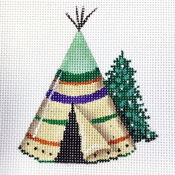 40036	CHR	Christmas house--teepee 03 x 03	18 Mesh Patti Mann