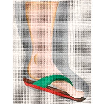 40003	CHR	mini sock, flip flop and bare foot	04 x 06	18 Mesh Patti Mann