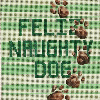 22105	CHR	Feliz Naughty Dog 4.5 x 4.5 18 Mesh  Patti Mann