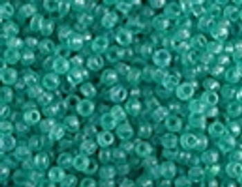 15-1614 Dyed SF Tr Aqua 15 Miyuki Bead Embellishing Plus