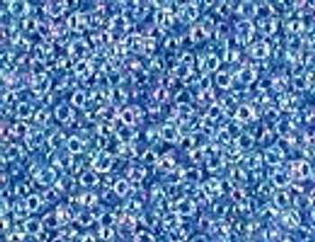 15-2206 Blue Lined Crystal AB Size 15 Miyuki Bead Embellishing Plus