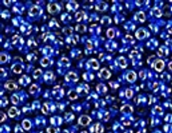 11-1020 S/L Cobalt AB Size 11 Miyuki Seed Beads Embellishing Plus