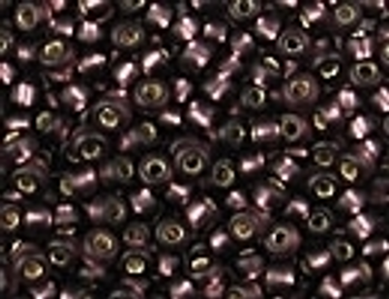 11-13F Matte S/L Dk Smoky Amethyst Size 11 Miyuki Seed Beads Embellishing Plus