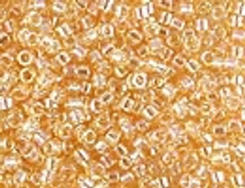 DB0100 Tr Lt Topaz AB Size 11 Delica Beads Embellishing Plus