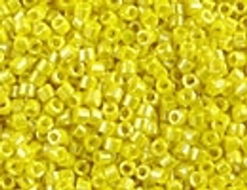 DB1562 Op Canary Luster Size 11 Delica Beads Miyuki Embellishing Plus