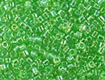 DB1246 Transparent Lime Green Size 11 Delica Beads Miyuki Embellishing Plus