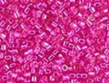 DB1340 Dyed S/L Fuchsia Size 11 Delica Beads Miyuki Embellishing Plus