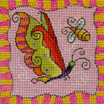 MC412 Whimsy Green Butterfly   8x8  13M Colors of Praise 