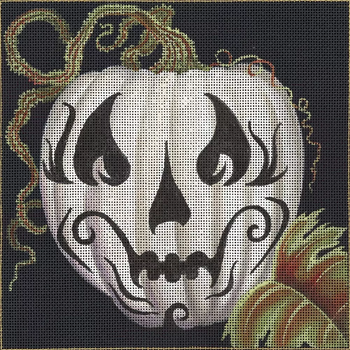 5110 Leigh Designs Spookin' 10" x 10" 13 Mesh Punkins Pumpkins