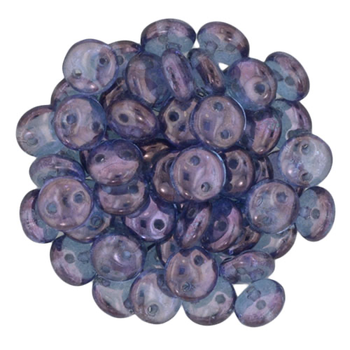 Lentil 366-06-15726 Luster-Transparent Amethyst  6mm Embellishing Plus