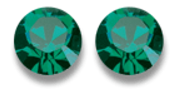 6mm 3700 Emerald Swarovski Crystals Embellishing Plus