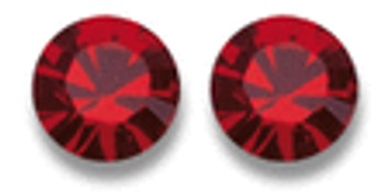 6MM 3400 Red Crystal Squares Swarovski Crystals Embellishing Plus