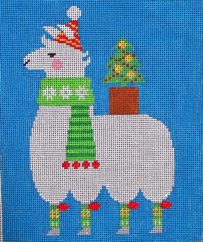 3021 Peruvian Reindeer C - Tree 6x7 18 Mesh Tapestry Fair
