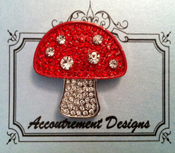 Food & Beverage Mushroom NEEDLEMINDER Magnet Accoutrement Designs