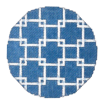 RD-803N Square Lattice Round/Navy 4”DIA 18 Mesh Associated Talents