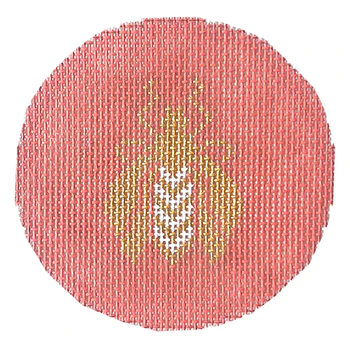 RD-807S Bee Round/Shrimp Pink 4” DIA 14 Mesh Associated Talents