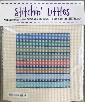 SL - 2 Basic Bars 5 x 5 7 Mesh Stitchin' Littles Kits Purple Palm Designs