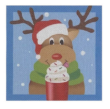 WA16 Reindeer Square 5x 5 18 Mesh Pepperberry Designs