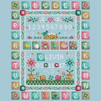 Quilted Baby Sampler Shannon Christine Designs SCD-QBS