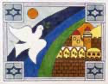 GS249 Noah’s Dove Tallit MAGIC NEEDLE, INC. 