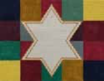 GS1305 Patch Star tallit MAGIC NEEDLE, INC. 