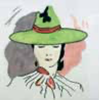 GS926 Woman in hat #2 MAGIC NEEDLE, INC. 