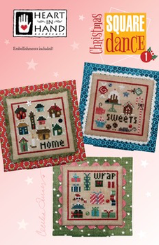 Christmas Square Dance 1 40W x 40H by Heart In Hand Needleart 20-1423 YT